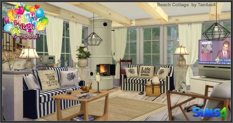 Sims 4 Ccs The Best Beach Cottage By Tanitas8