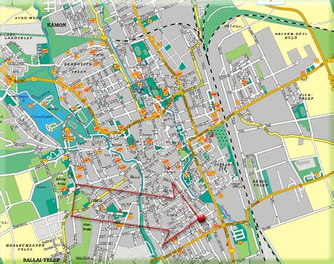 It is the administrative centre of vas county in the west of the country, located near the border with austria. Térkép Szombathely | groomania