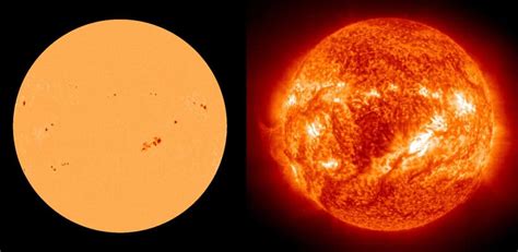 Compare Sun Images Visible Light And Ultraviolet Ucar Center For
