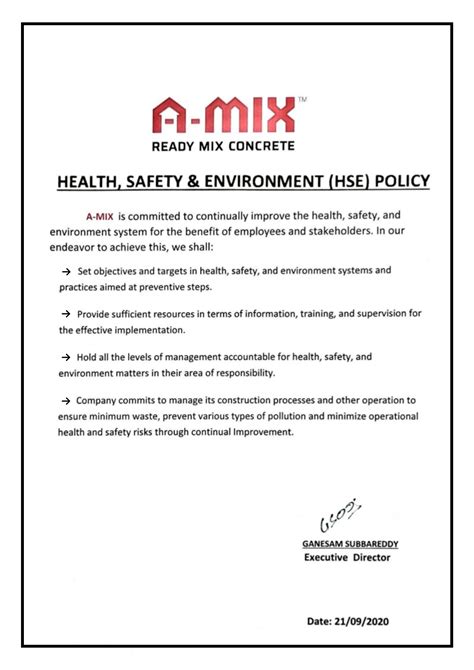 A Mix Hse Policy