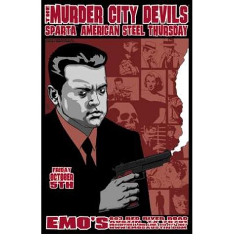 the murder city devils concert poster sold out poster cabaret
