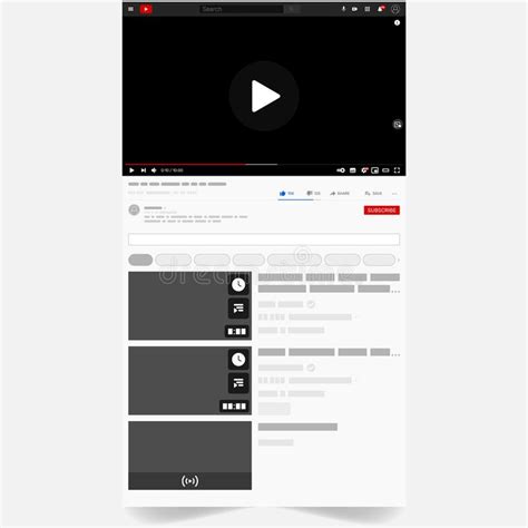 Famous Video Player Youtube Logo On Screen Social Media And Video