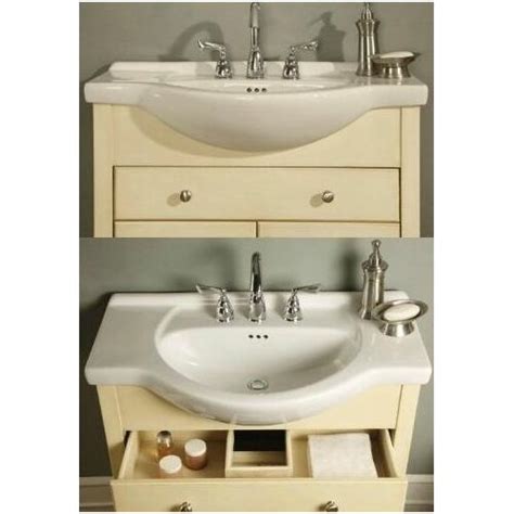 Using that standard number, anything with less depth than 21 would be something we consider a shallow depth bathroom vanity. Empire Industries | Wayfair