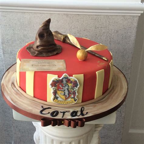 Harry Potter Gryffindor Birthday Cake Unique Cakes Birthday