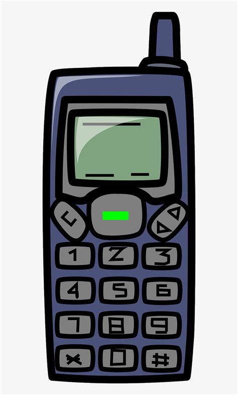 Cell Phone Free To Use Clipart Cartoon Old Cell Phone