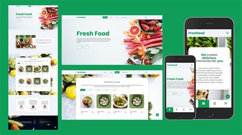 Responsive Food Landing Page Using Html Css Javascript How To Make A Website Using Html And Css