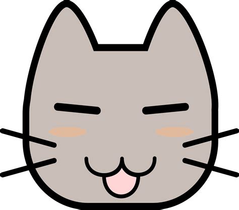 Clipart Clipart Cat Face Cute Face Cartoon Png