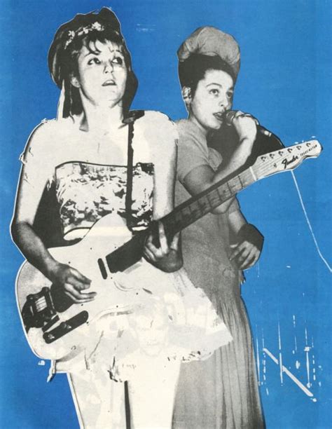 The Slits Viv Albertine And Ari Up At The University Of London From The Poser Fanzine 5