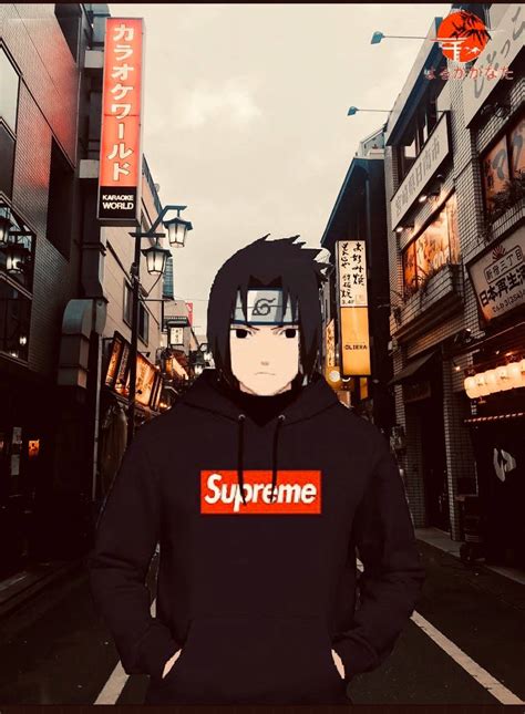 Sasuke Nike Wallpaper Supreme Sasuke Supreme Wallpapers Top Free