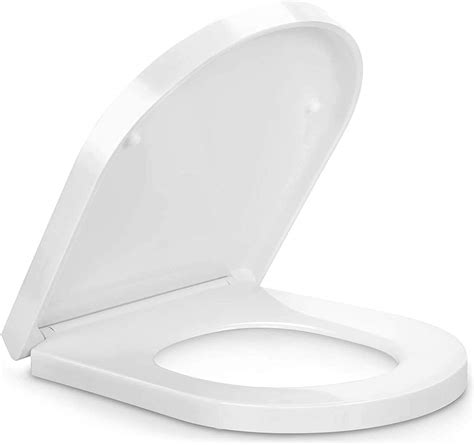 Buy Hoxiya Soft Close Toilet Seat D Shape Toilet Lid Cover Adjustable