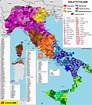 Italian dialects / Dialetti italiani | Italian dialects, Language map ...