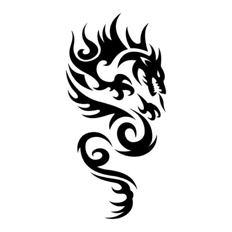 35) the never ending dragon. 60+ Tribal Wolf Tattoos Designs And Ideas | Tribal dragon ...