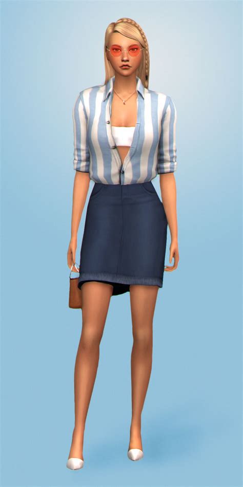 Sims4mm Sims 4 Clothing Summer Lookbook Fashion