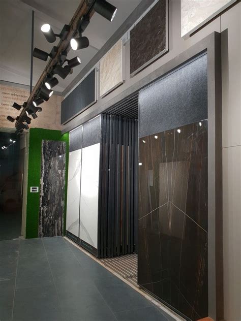 Tile Display Book Match Tile Showroom Panel Vertical Sliding