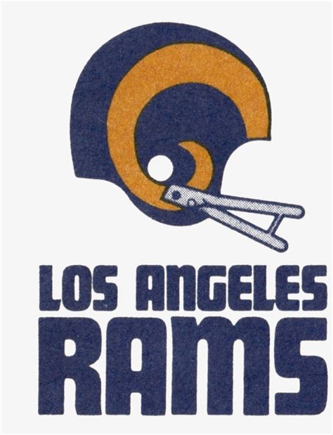 1983 Los Angeles Rams Vintage Helmet Tagged Apparel Poster