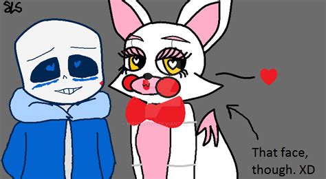 Sans Ational Kiss Of The Mangle By Mangled22 On Deviantart