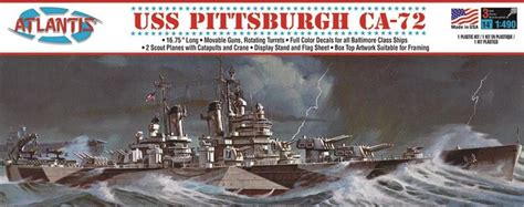 Uss Pittsburgh Ca 72 Heavy Cruiser 1490 Atlantis Models
