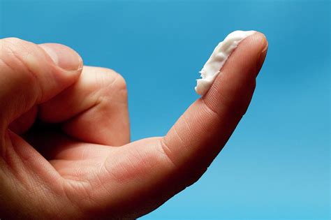 Fingertip Unit Of Cream Photograph By Mark Thomasscience Photo Library