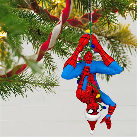2019 Hallmark Keepsake Ornament Marvel Spider Man Here Comes Spidey Claus