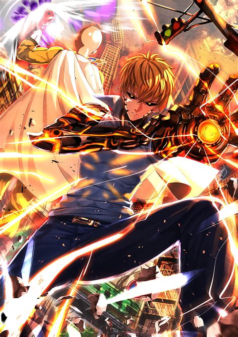 hd wallpaper genos one punch man backgrounds no people full frame motion wallpaper flare