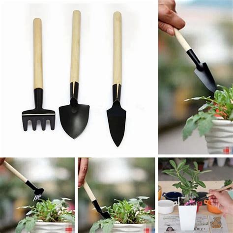 Buy 3 Pcsset Mini Garden Hand Tool Kit Plant Gardening Shovel Spade Rake