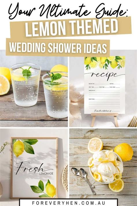 Best Of The Best Lemon Themed Bridal Shower Ideas In 2023 Lemon