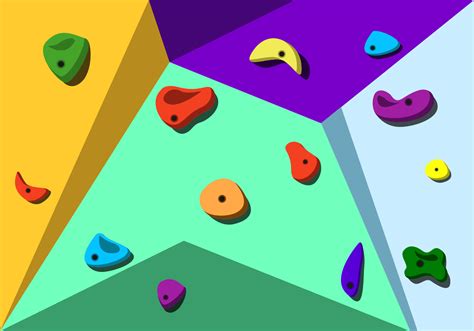 Free Climbing Wall Vector Climbing Art Climbing Wall Rock Climbing