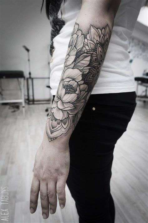 Arm Flowers Sleeve Tattoo Tattoos Flower Tattoos