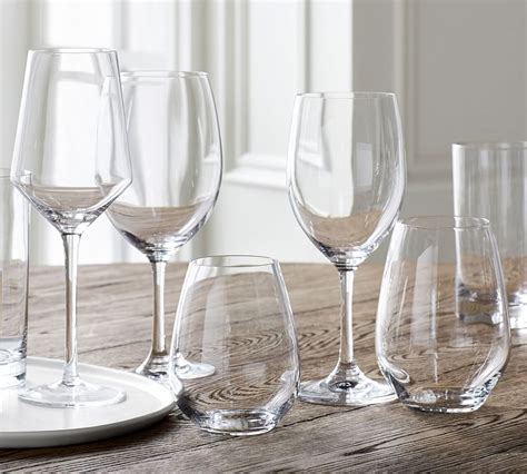 Design Crew Basics Modern Wine Glasses Set Of 6 Pottery Barn