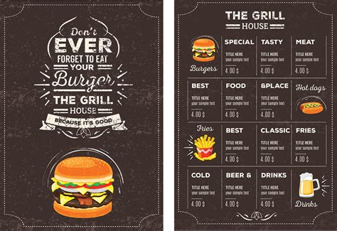 Eye Catching Designs For Background Menu Makanan Landscape To Make Your Menu Stand Out