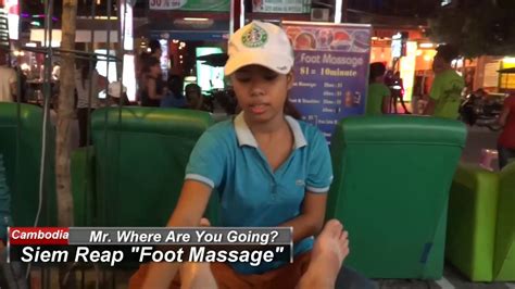 Siem Reap Foot Massage Cambodia Mt Youtube