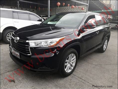 Used Toyota Highlander 2016 Highlander For Sale Pasig City Toyota