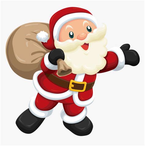 Cute Santa Claus Clipart Cute Animated Santa Claus Hd Png Download