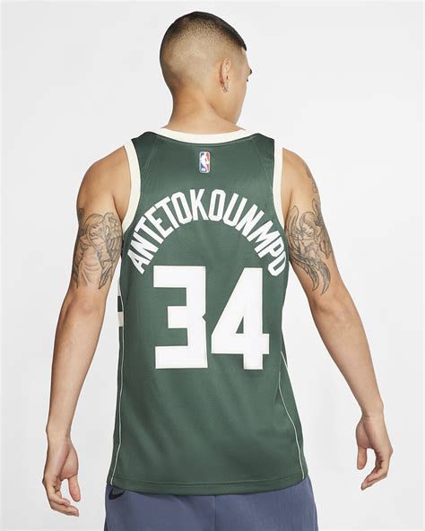 Bucks star giannis antetokounmpo has won the last two nba mvp awards, and sure looked worthy of another in dominating the nets this regular season. Giannis Antetokounmpo Bucks Icon Edition Nike NBA Swingman ...