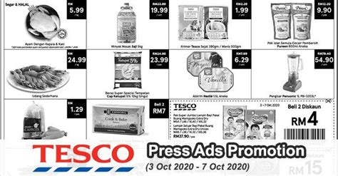Tesco Press Ads Promotion 3 October 2020 7 October 2020