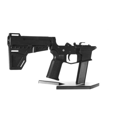 Complete 9mm Ar 15 Pistol Lower With Brace Angstadt Arms