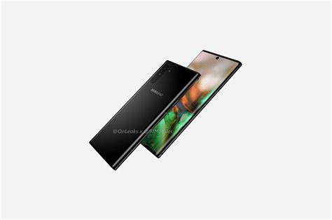 Samsung Galaxy Note 10 Renders Reveal Hole Punch No Headphone Jack
