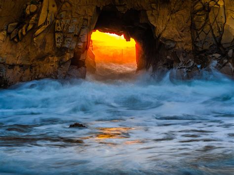 Big Sur Keyhole Rock Sunset California Fine Art Landscape Flickr
