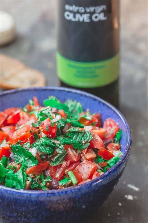 Mediterranean Style Homemade Salsa Recipe Is Packed With Flavor And