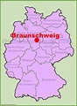 Braunschweig location on the Germany map