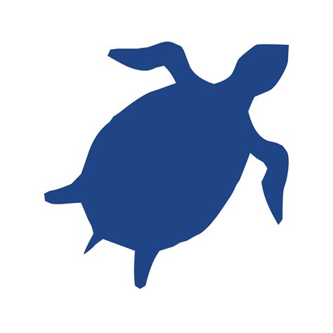 Sea Turtle Cobalt Blue Silhouette Clip Art Turtle Png