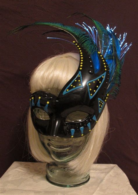 Masquerade Mask Designs Fiber Optic Hair Clips Fiber Optic