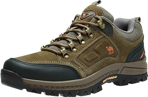 Camel Crown Mens Hiking Shoes Shockproof Non Slip Outdoor Breathable