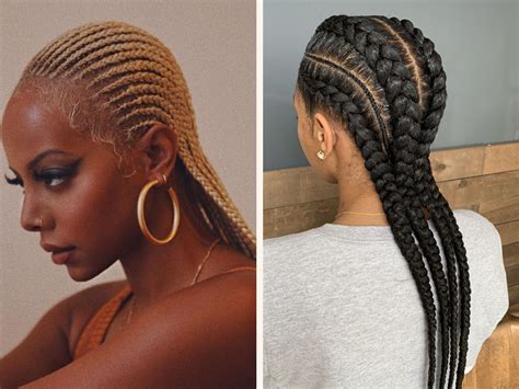 25 Trending Straight Back Braids For 2024 Simple Styles With Pictures