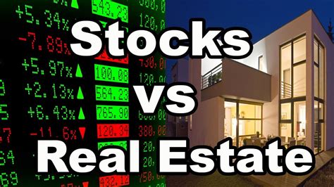 Pros And Cons Of Stocks Vs Real Estate Is One Better Than The Other