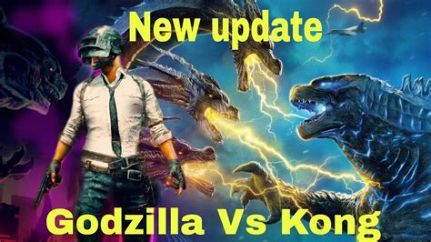 Godzilla Vs Kong Pubg Mobile Pubg Gameplay With Godzilla Godzilla