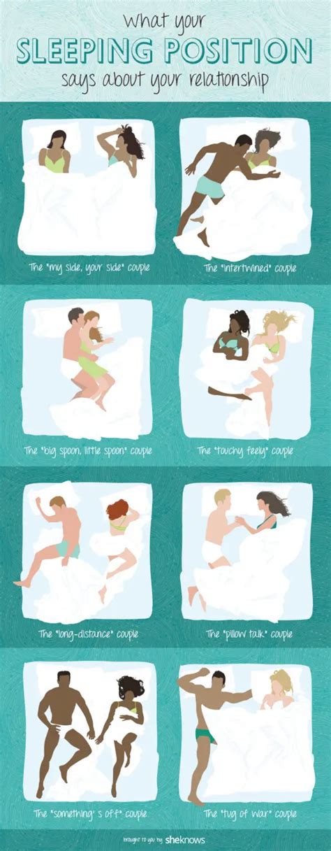 what your sleeping position says about your relationship 8 photos