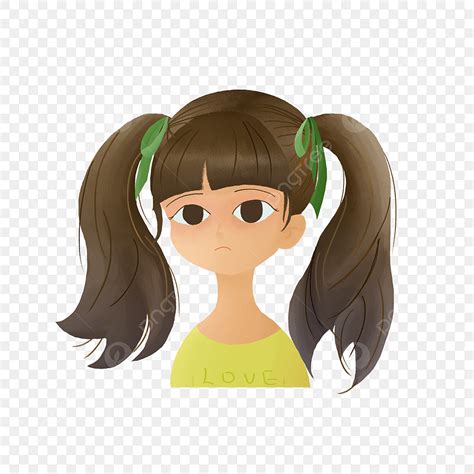 Cute Double Ponytail Png Vector Psd And Clipart With Transparent