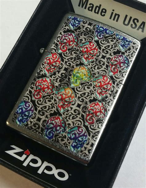 Zippo 3d act woman collection 2019 limited xxx/1500 + 1 x zippo golf cutter. Zippo lighter Skull Day Of The Dead Limited Edition NEW IN ...