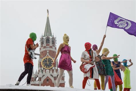 pussy riot confront putin s presidential win in new song ‘elections dazed